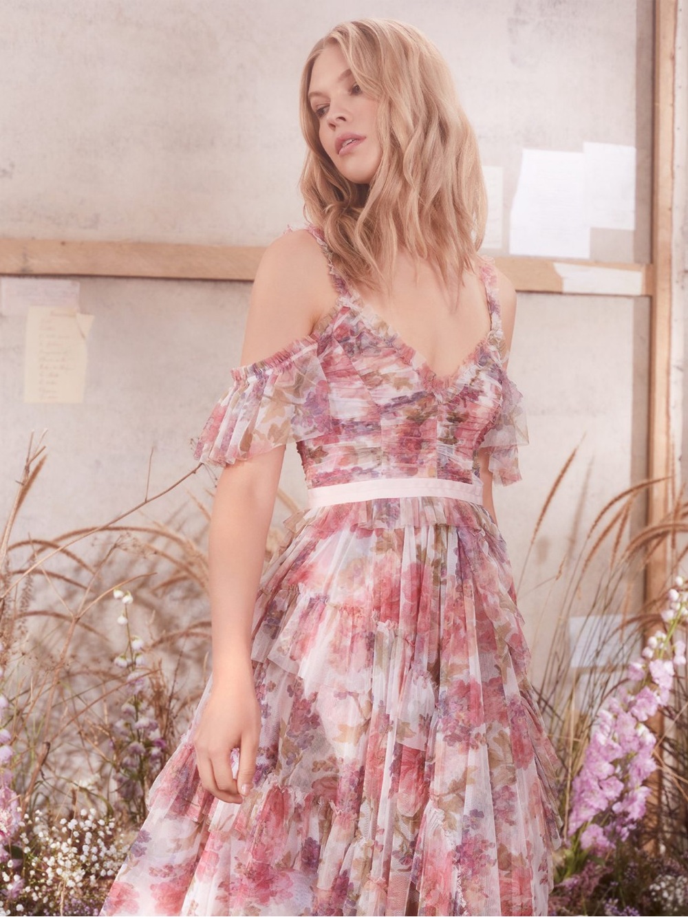 Needles&Thread Titania Rose Tulle Gown